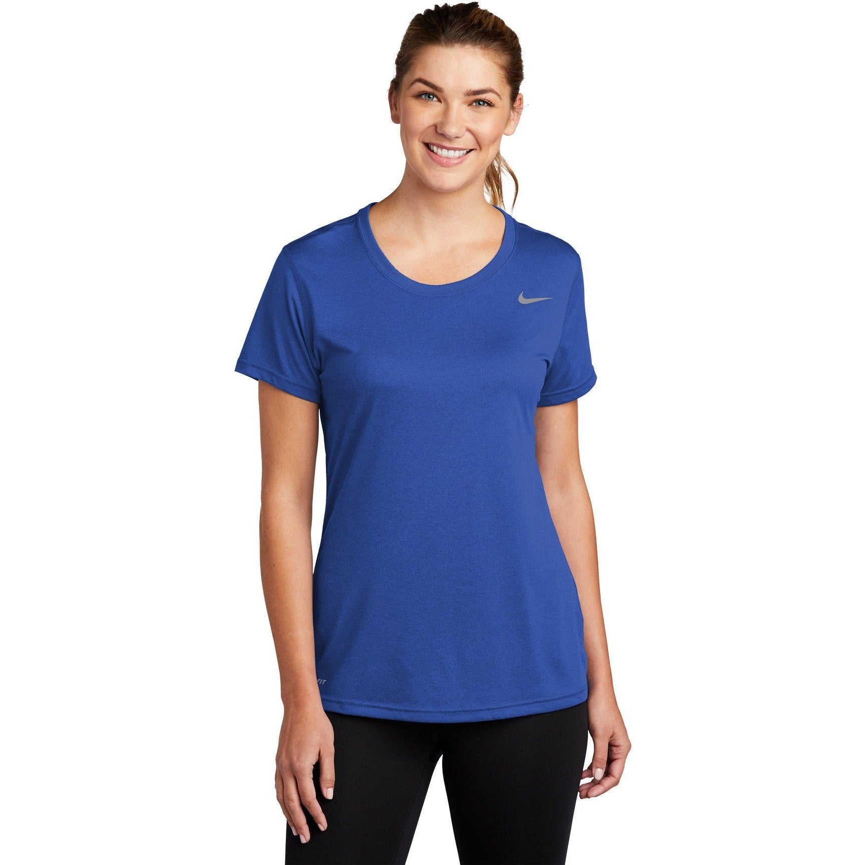 no-logo CLOSEOUT - Nike Ladies Legend Tee-Nike-Game Royal-M-Thread Logic