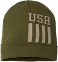 Cap America USA-Made Patriotic Cuffed Beanie