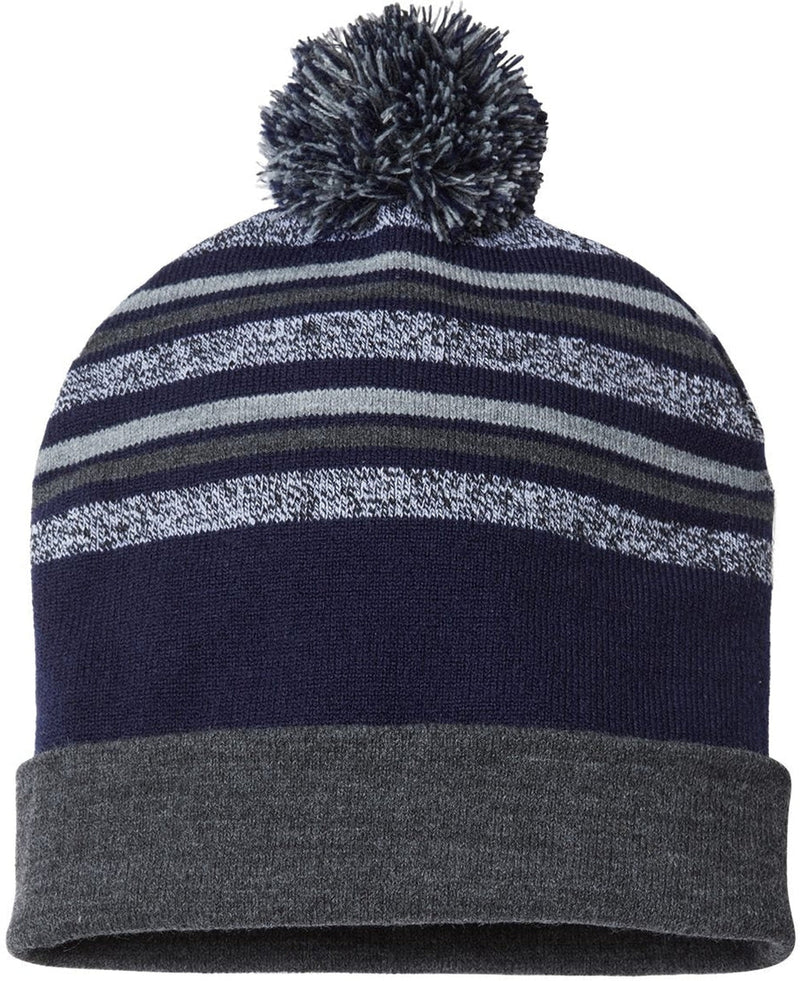 Cap America USA-Made Striped Beanie