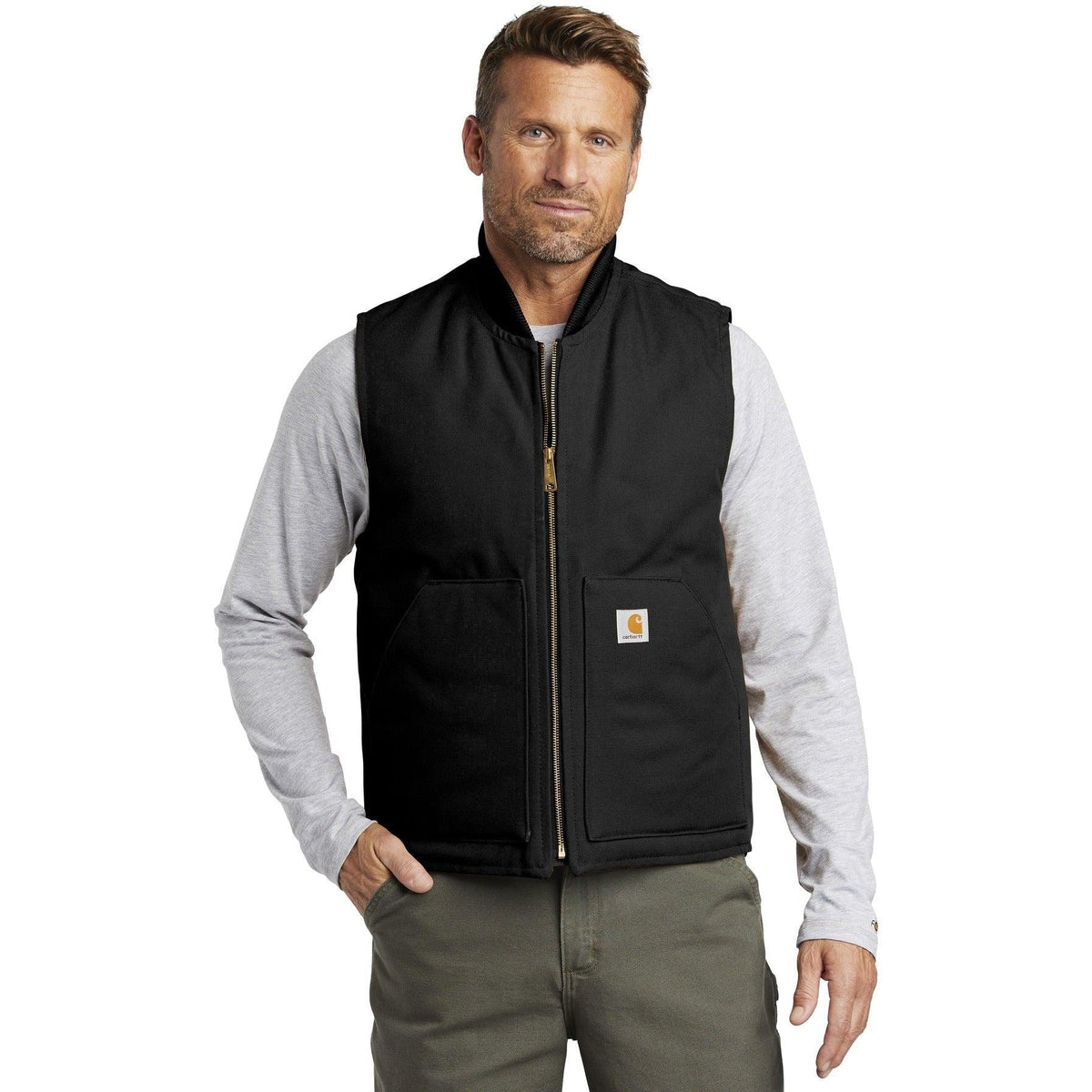 no-logo Carhartt Duck Vest-Vests-Carhartt-Thread Logic