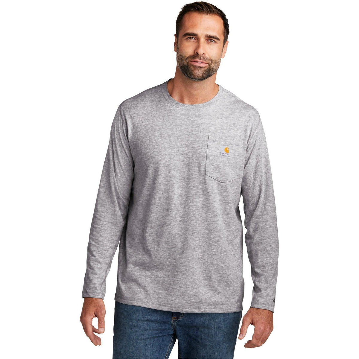 no-logo Carhartt Force Long Sleeve Pocket T-Shirt-Regular-Carhartt-Thread Logic