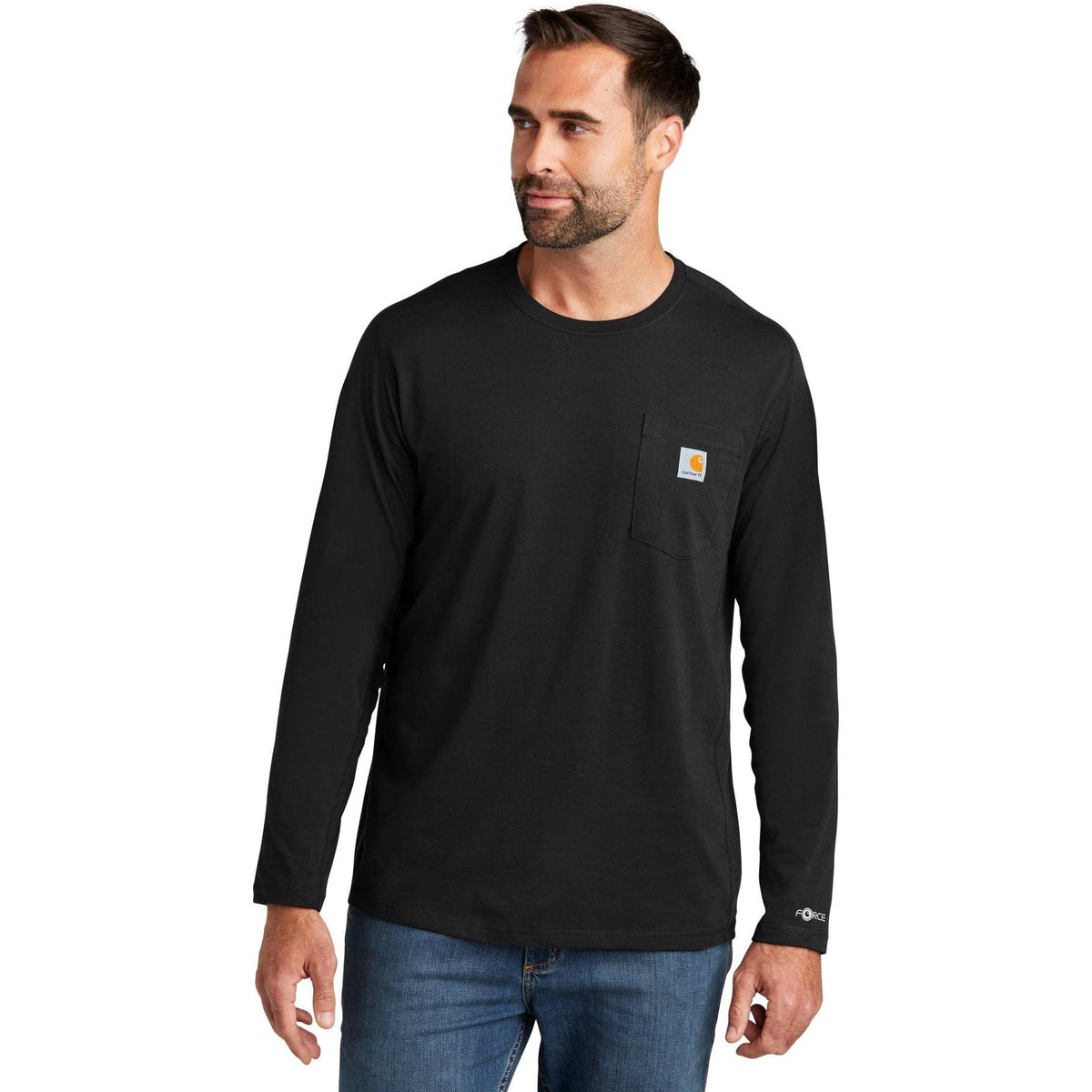 no-logo Carhartt Force Long Sleeve Pocket T-Shirt-Regular-Carhartt-Thread Logic