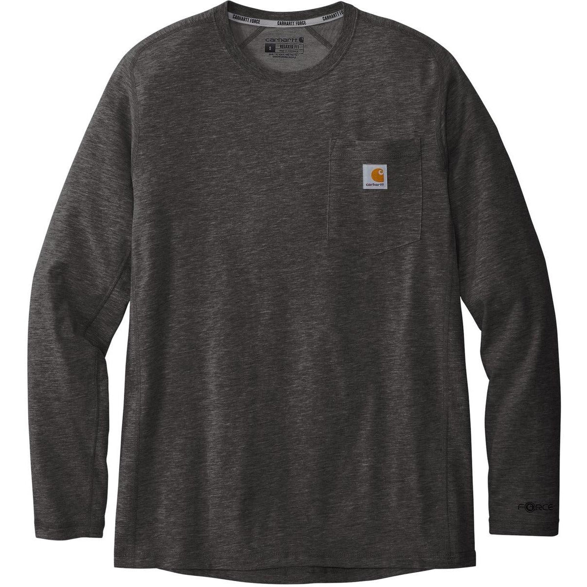 no-logo Carhartt Force Long Sleeve Pocket T-Shirt