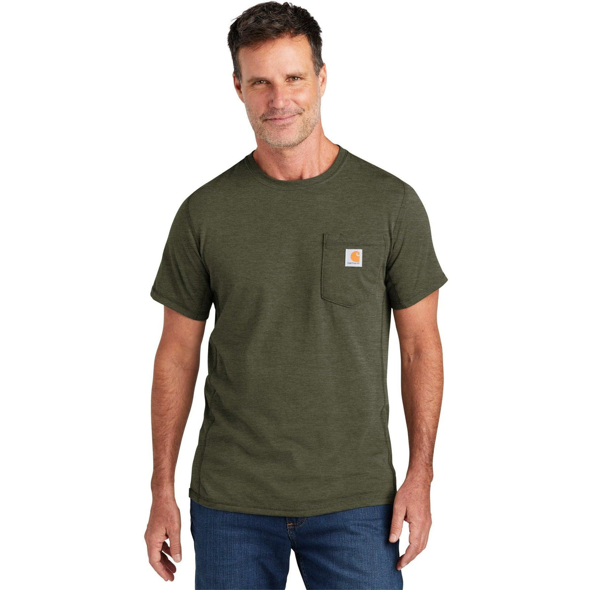 no-logo Carhartt Force Short Sleeve Pocket T-Shirt-Regular-Carhartt-Thread Logic