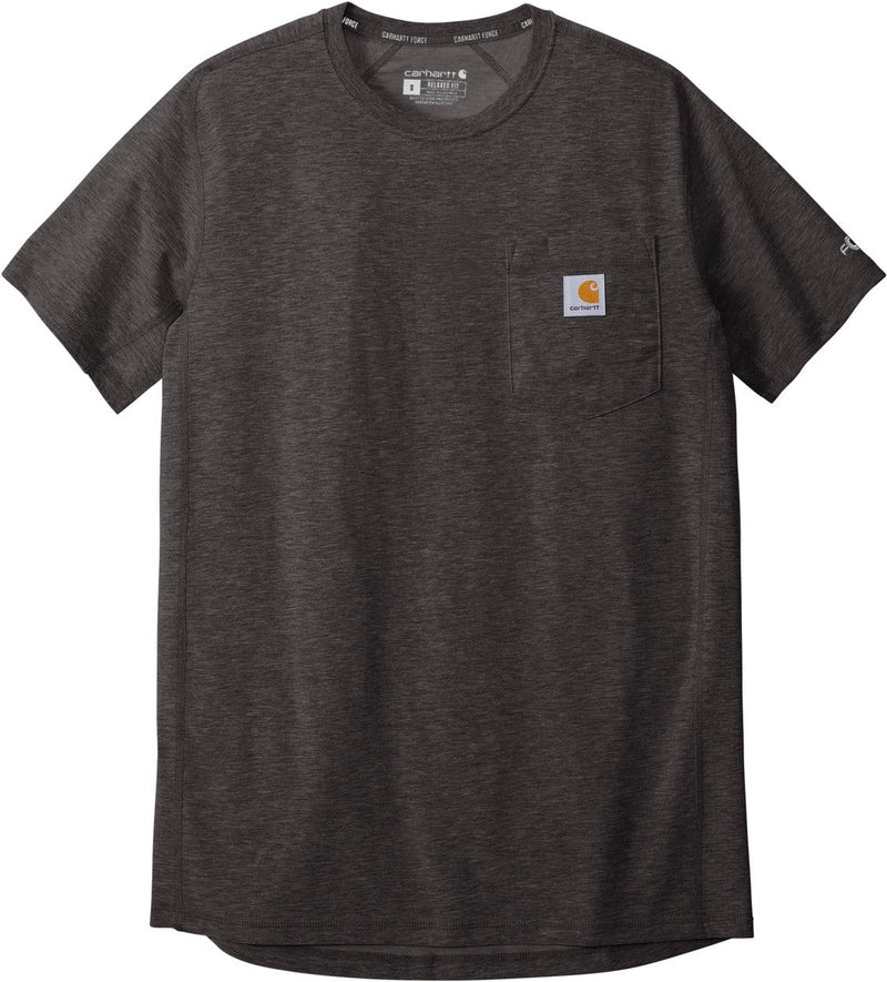Carhartt Force Short-Sleeve Pocket T-Shirt - Heather Grey