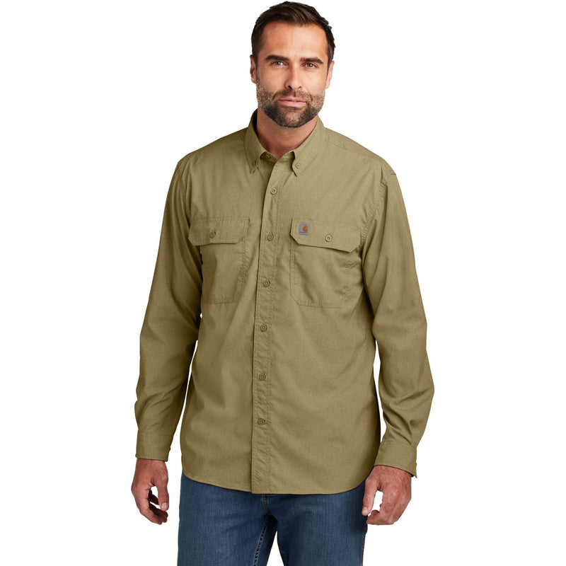 no-logo Carhartt Force Solid Long Sleeve Shirt-Apparel-Carhartt-Thread Logic