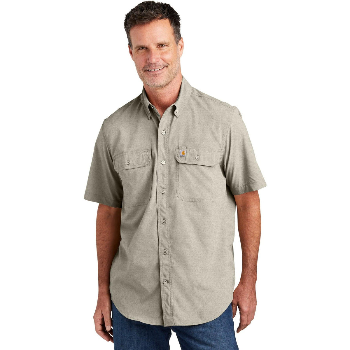 no-logo Carhartt Force Solid Short Sleeve Shirt-Regular-Carhartt-Thread Logic