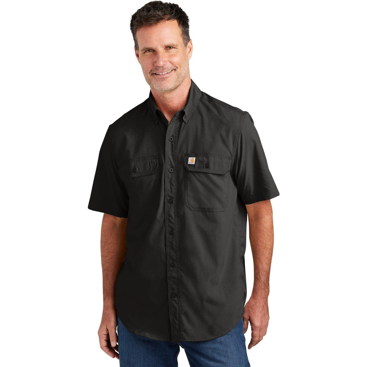 no-logo Carhartt Force Solid Short Sleeve Shirt-Regular-Carhartt-Thread Logic