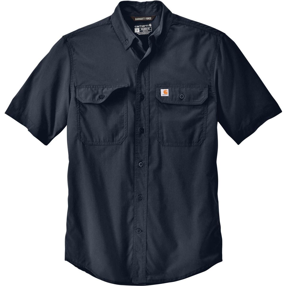 no-logo Carhartt Force Solid Short Sleeve Shirt