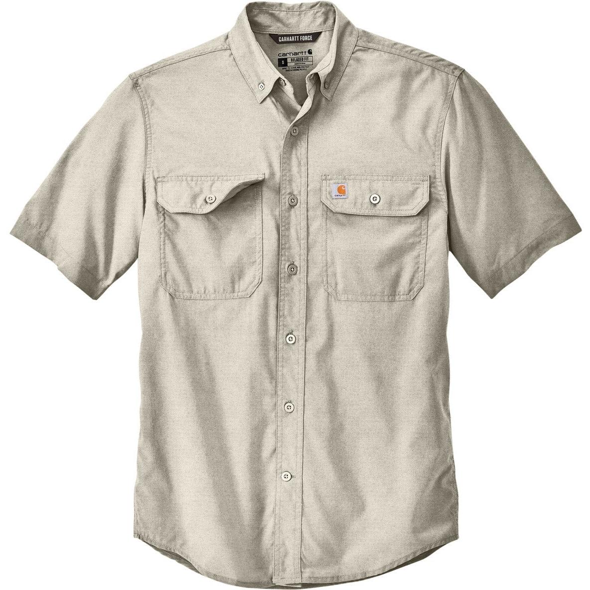 no-logo Carhartt Force Solid Short Sleeve Shirt