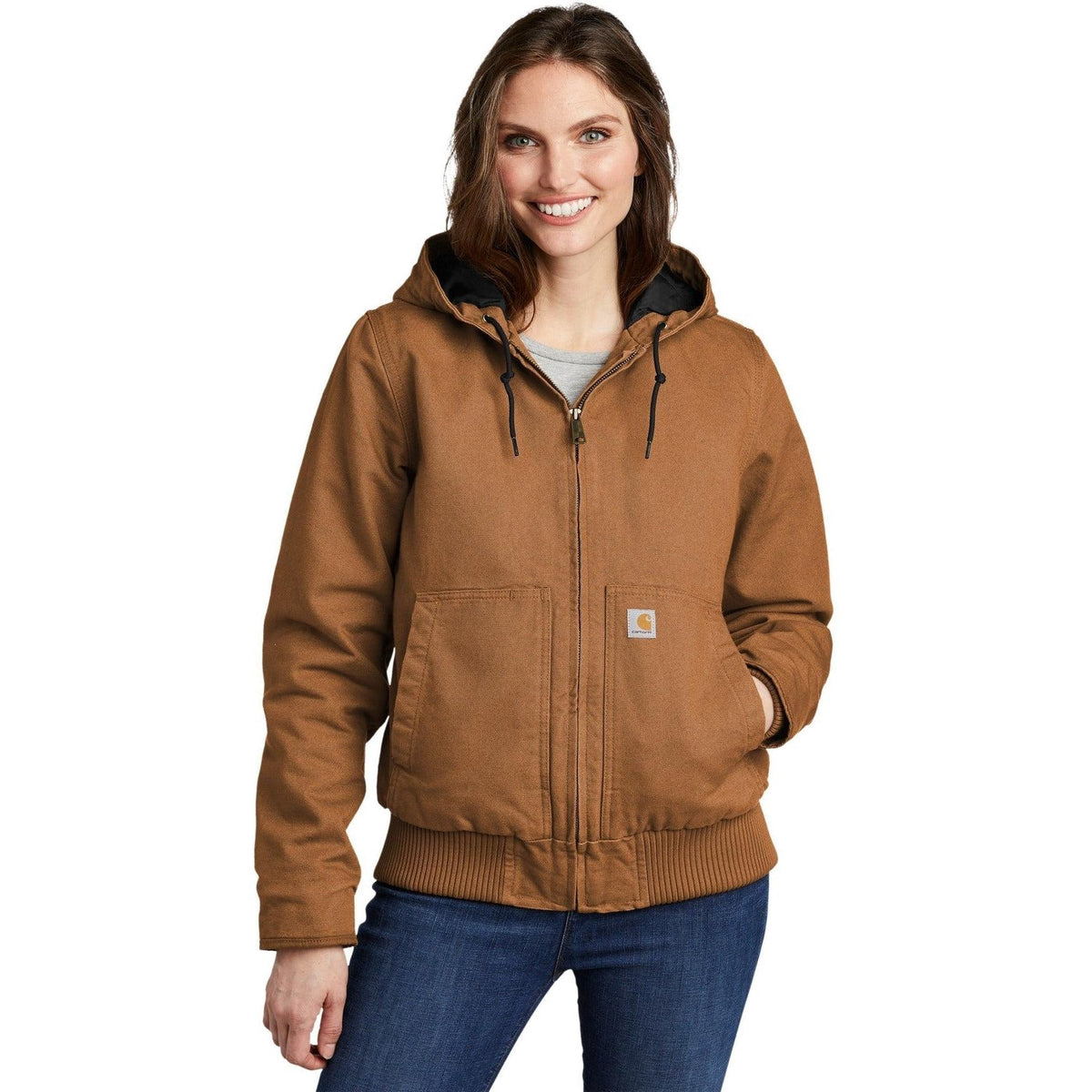 no-logo Carhartt Ladies Washed Duck Active Jac-Regular-Carhartt-Thread Logic
