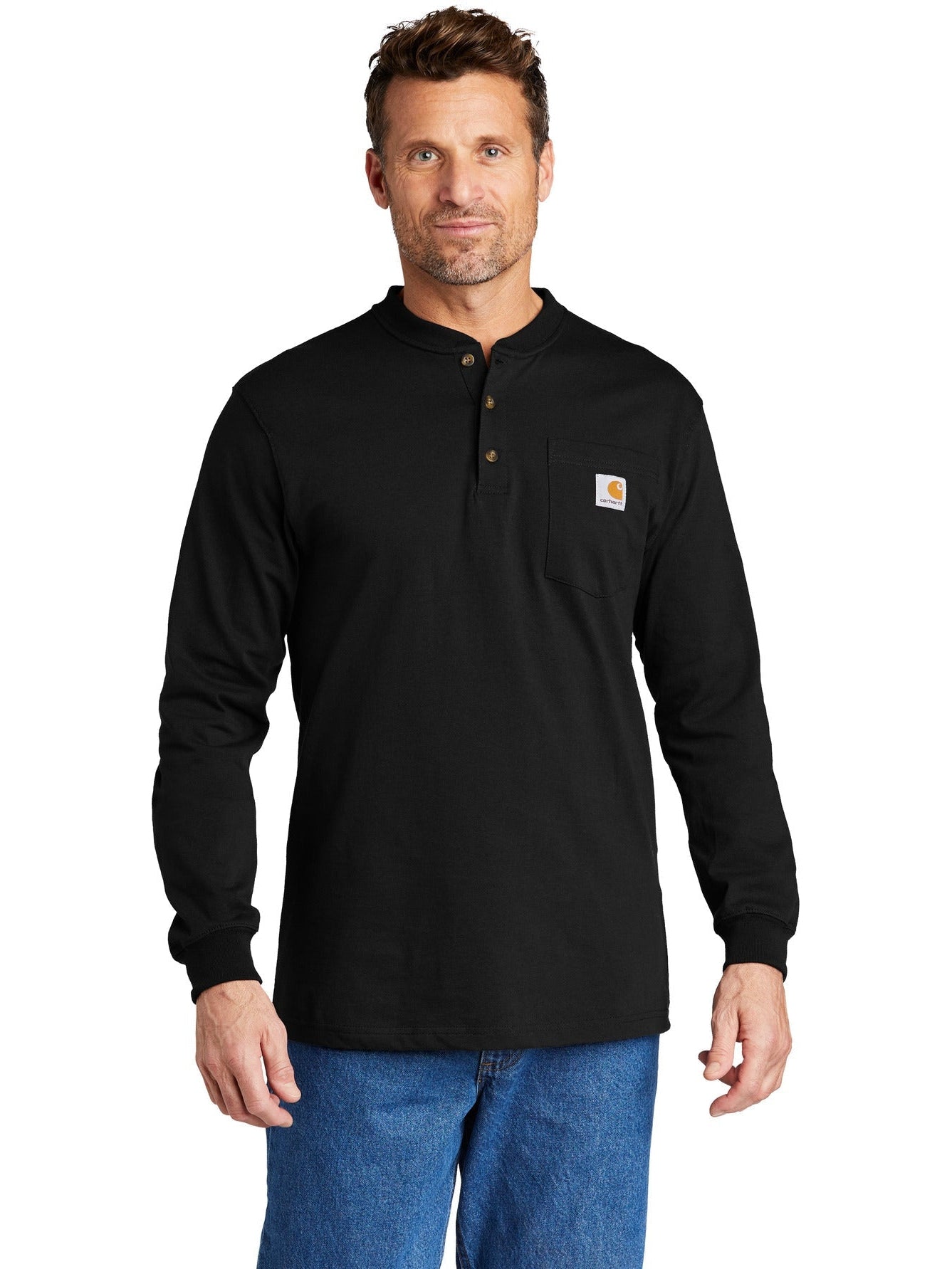 no-logo Carhartt Long Sleeve Henley T-Shirt-Regular-Carhartt-Thread Logic