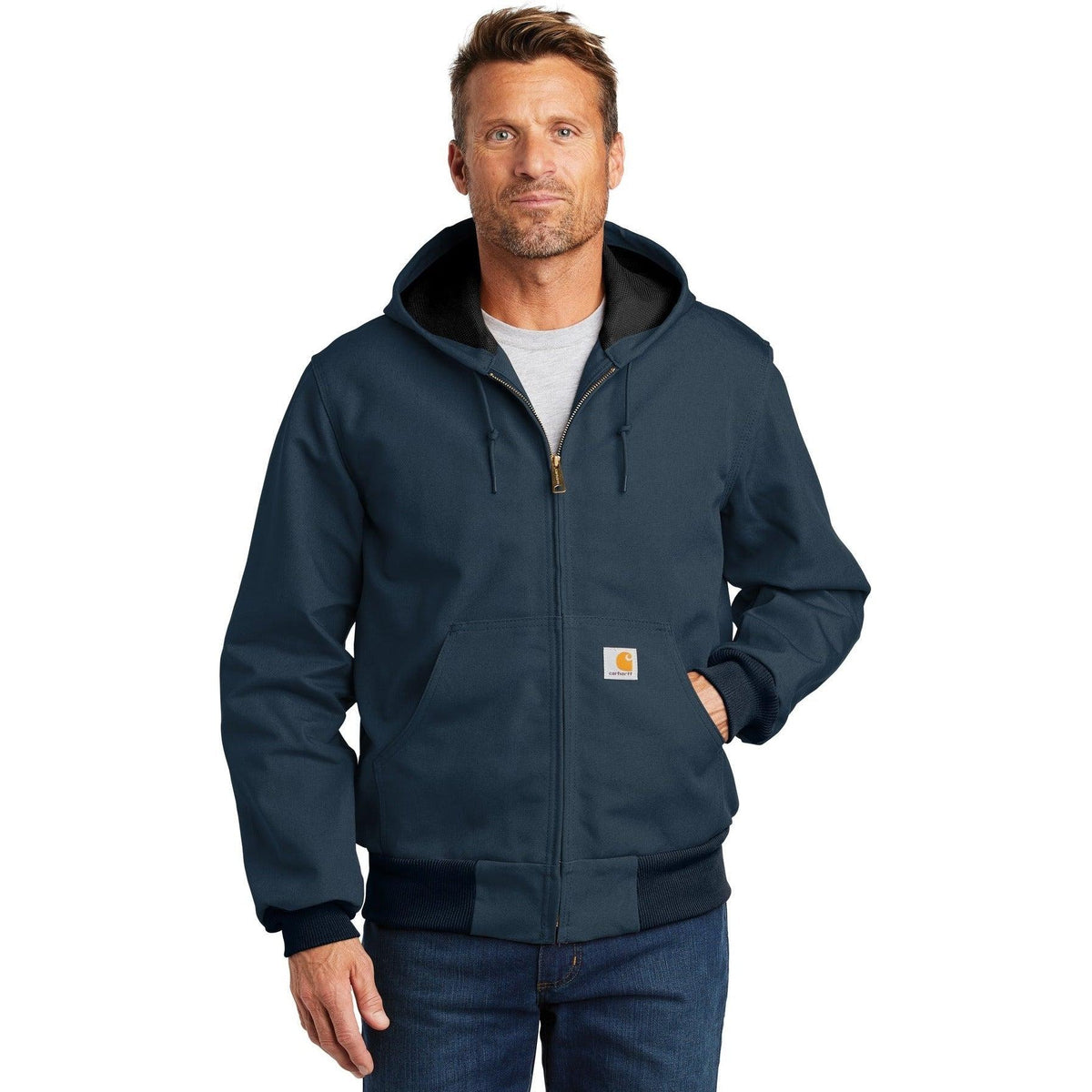 no-logo Carhartt Loose Fit Lined Duck Active Jac-New-Carhartt-Thread Logic