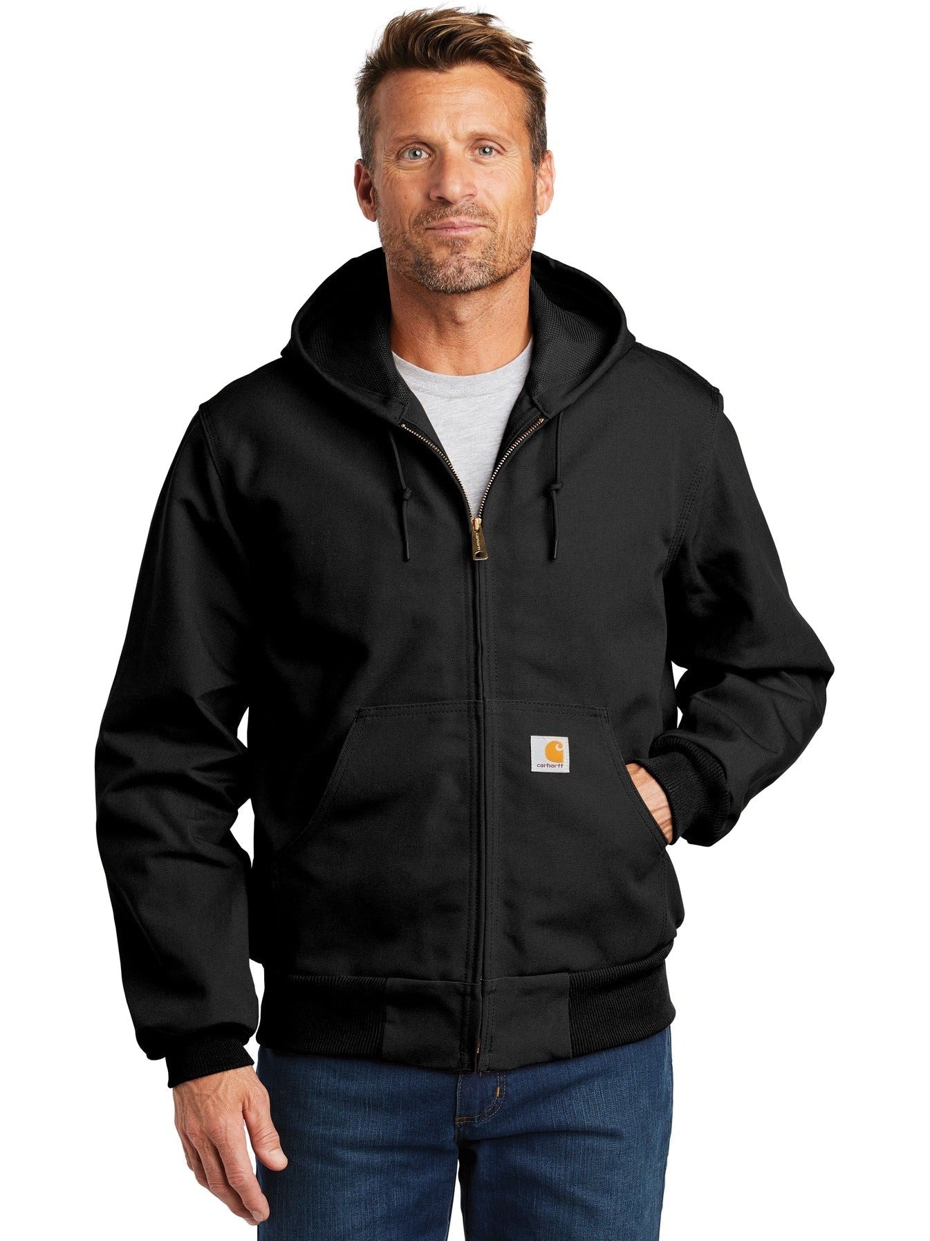 no-logo Carhartt Loose Fit Thermal-Lined Duck Active Jac-Regular-Carhartt-Thread Logic