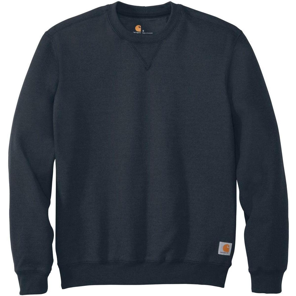 no-logo Carhartt Midweight Crewneck Sweatshirt-Crewnecks-Carhartt-New Navy-S-Thread Logic