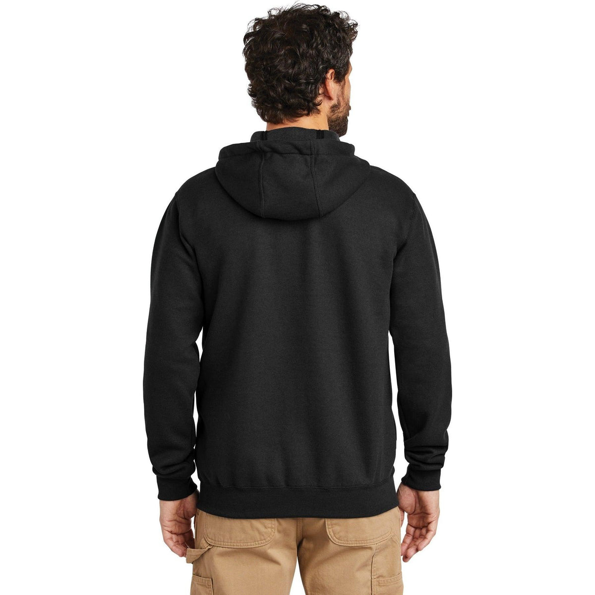 no-logo Carhartt Midweight Hooded Zip-Front Sweatshirt-Full Zips-Carhartt-Thread Logic