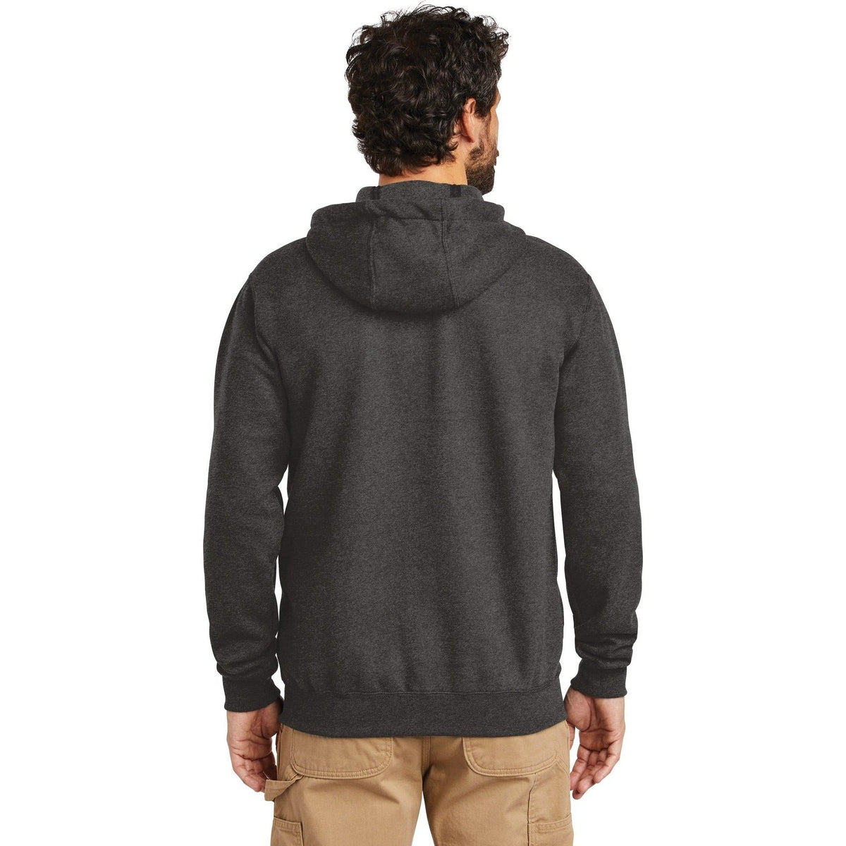 no-logo Carhartt Midweight Hooded Zip-Front Sweatshirt-Full Zips-Carhartt-Thread Logic