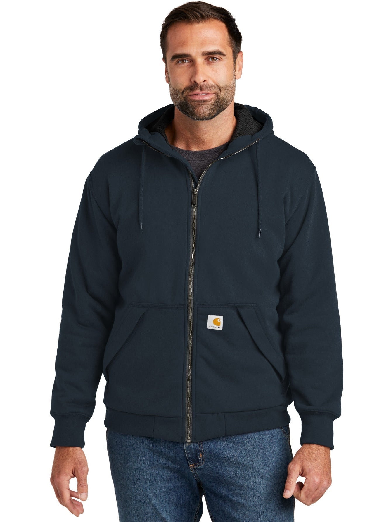 no-logo Carhartt Midweight Thermal-Lined Full-Zip Sweatshirt-Regular-Carhartt-Thread Logic
