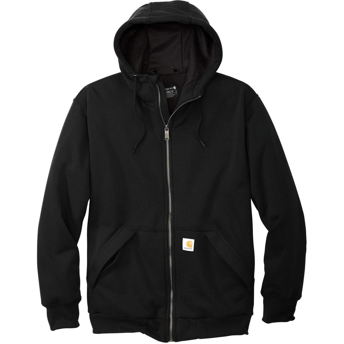 no-logo Carhartt Midweight Thermal-Lined Full-Zip Sweatshirt