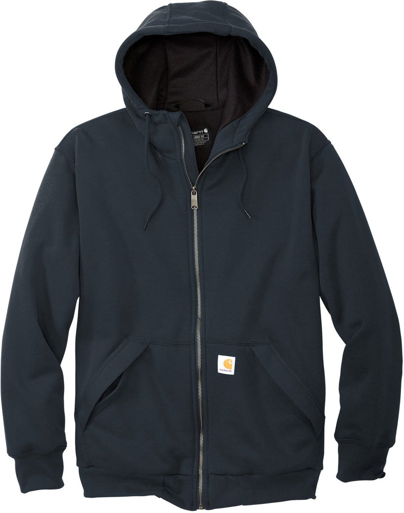 Heritage Thermal-Lined Hooded Quarter-Zip Sweatshirt