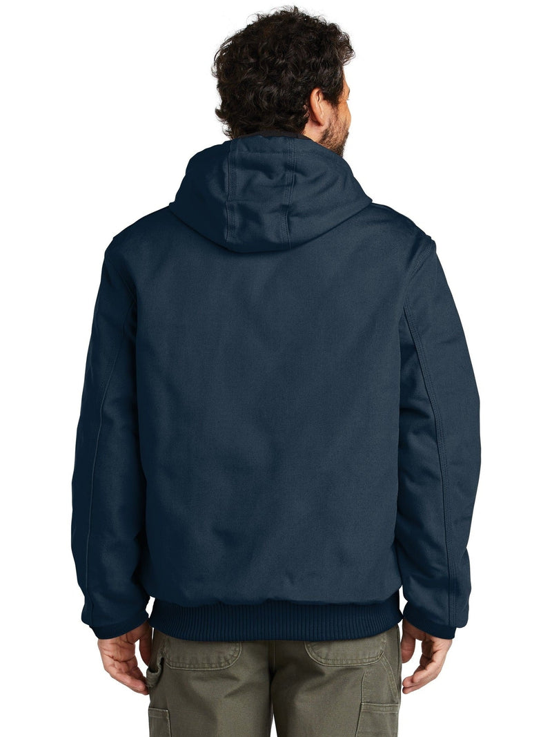 no-logo Carhartt Quilted-Flannel-Lined Duck Active Jacket-Regular-Carhartt-Thread Logic