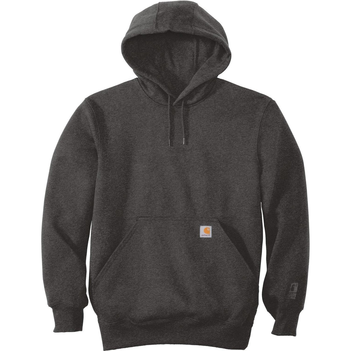 no-logo Carhartt Rain Defender Paxton Heavyweight Hooded Sweatshirt-Hoodies-Carhartt-Carbon Heather-S-Thread Logic