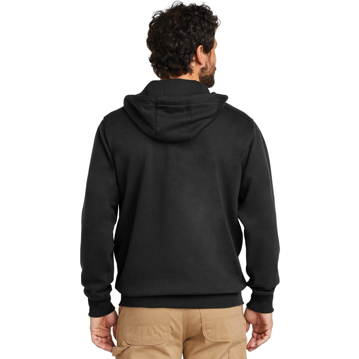 no-logo Carhartt Rain Defender Paxton Heavyweight Hooded Zip-Front Sweatshirt-Full Zips-Carhartt-Thread Logic
