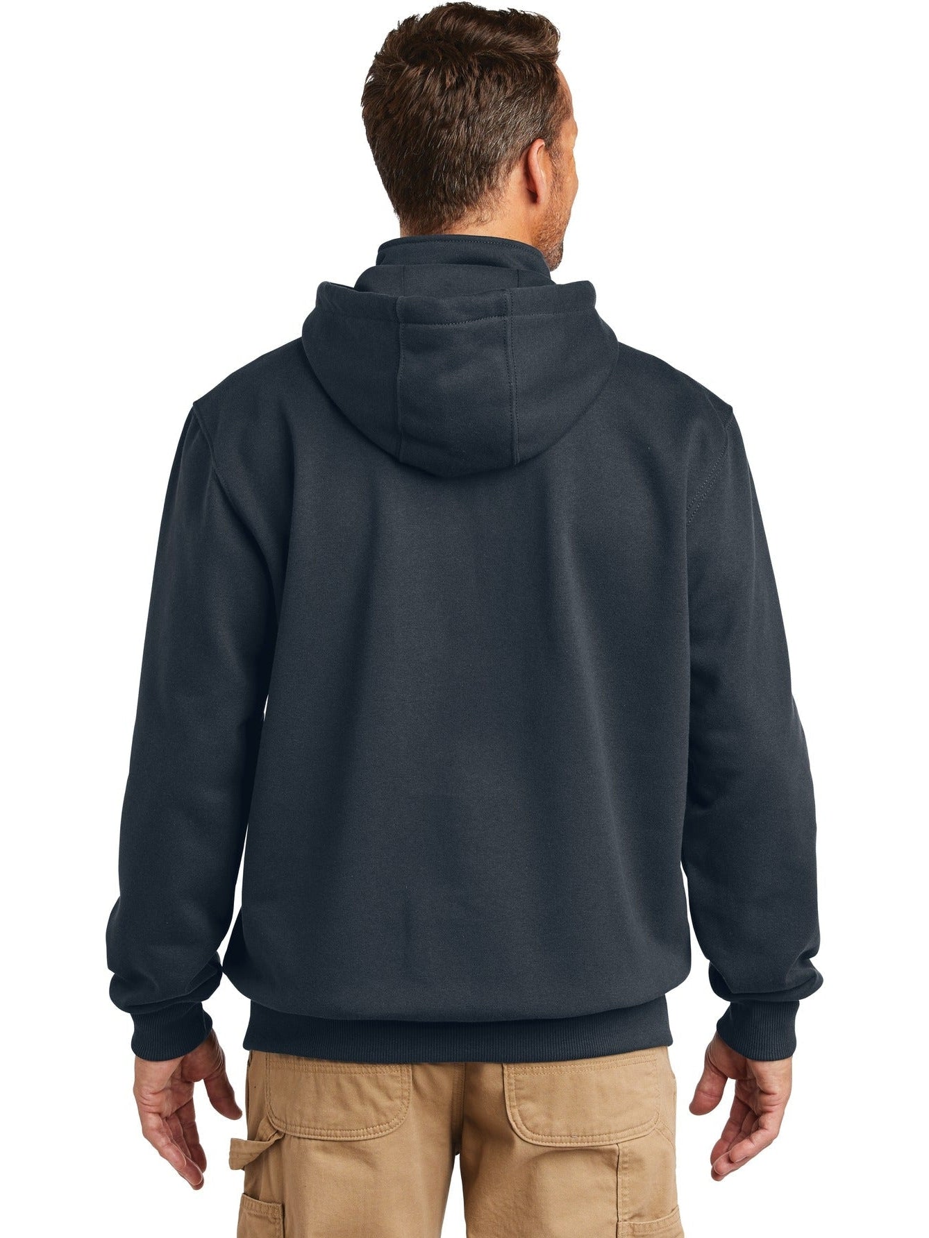 no-logo Carhartt Rain Defender Paxton Heavyweight Hooded Zip Mock Sweatshirt-Regular-Carhartt-Thread Logic
