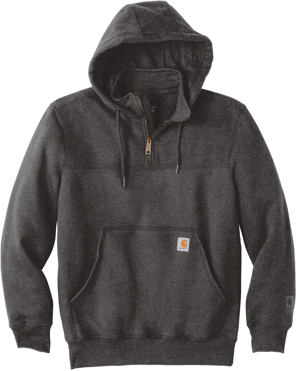 Carhartt Rain Defender Paxton Heavyweight Hooded Zip Mock Sweatshirt