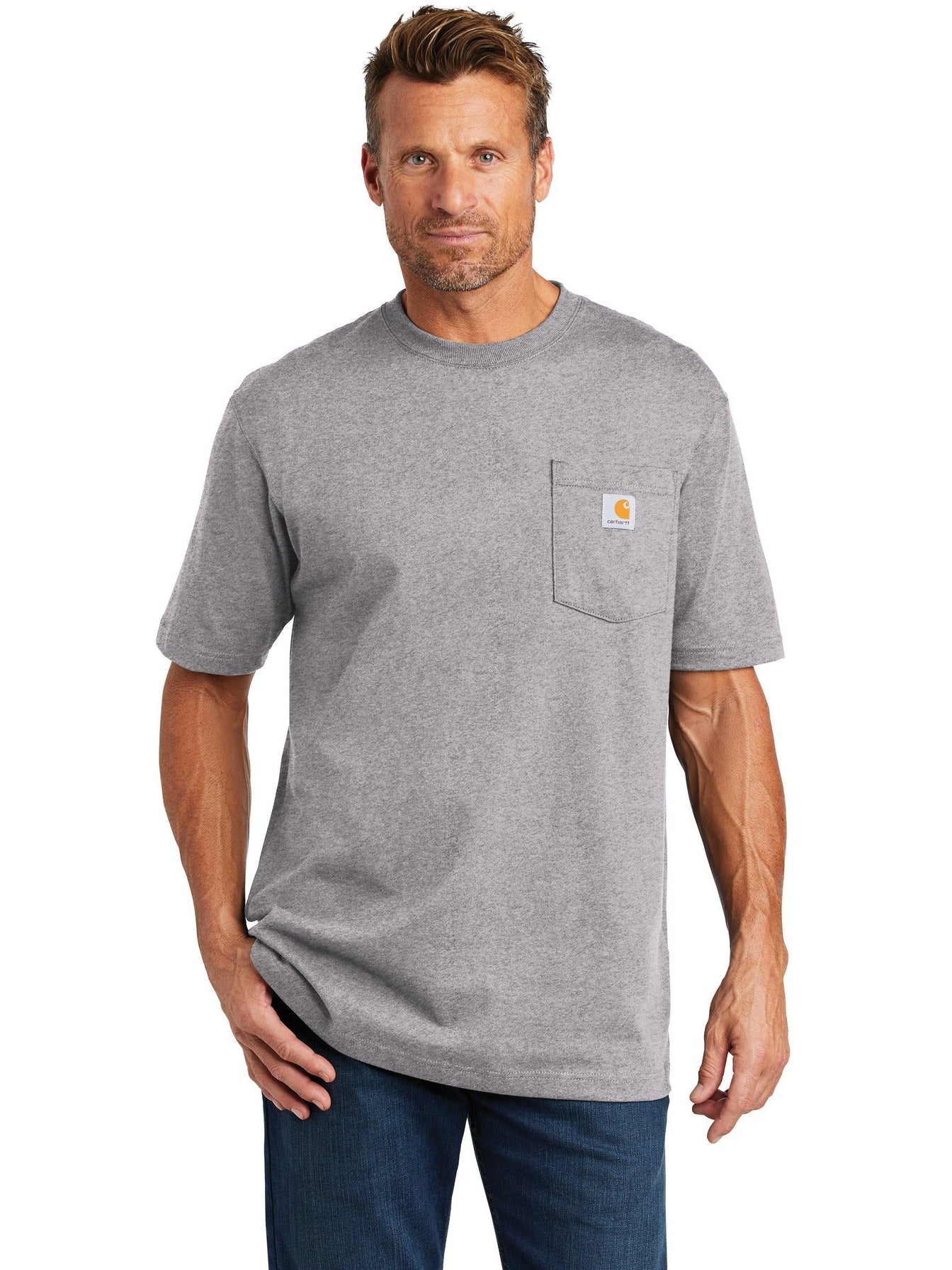 Carhartt CTTK87 T-Shirt with Custom Embroidery