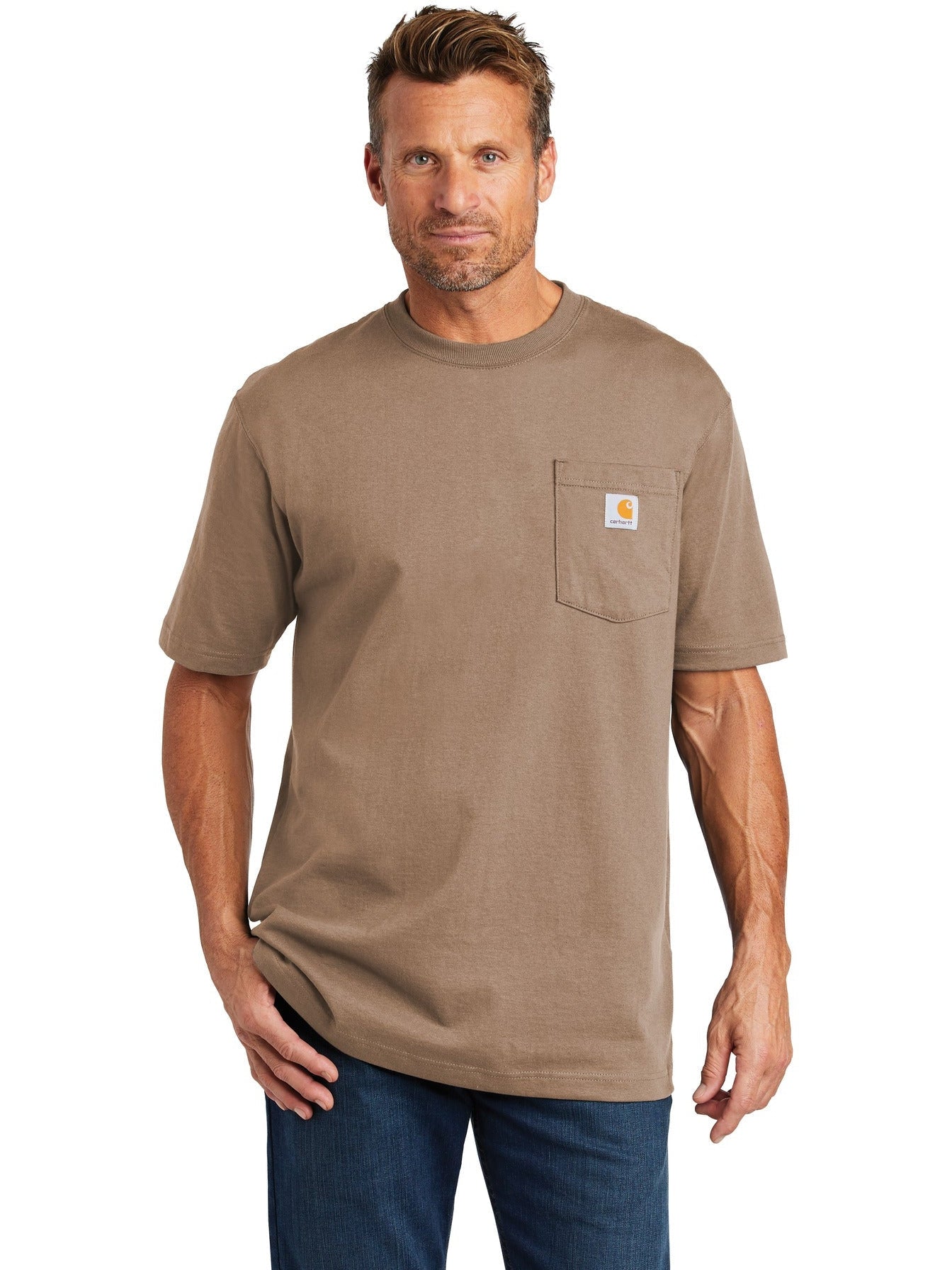 Carhartt CTK87 T-Shirt with Custom Embroidery