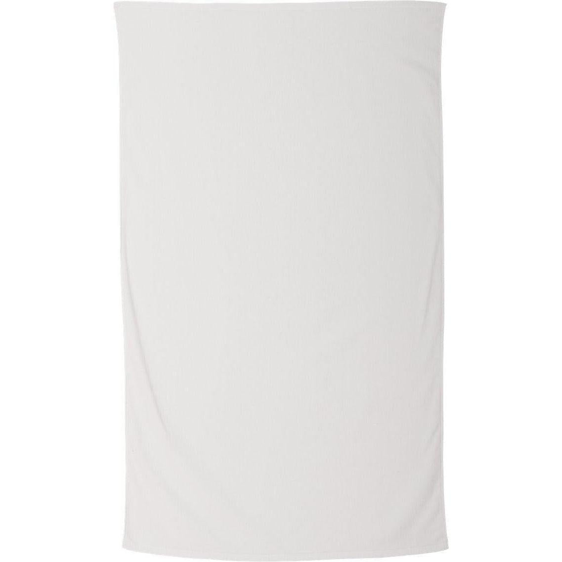 no-logo Carmel Towel Company Legacy Velour Beach Towel-Accessories-Carmel Towel-White-1 Size-Thread Logic