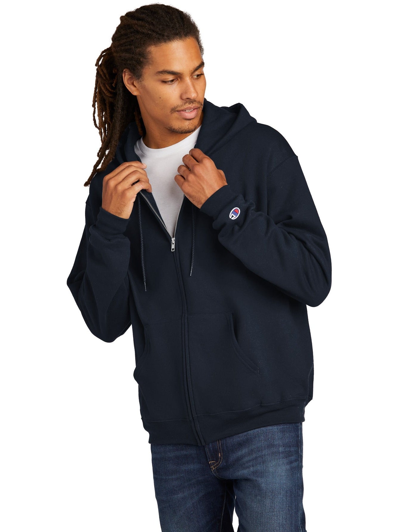 Champion S800 Full-Zip Sweatshirt with Custom Embroidery