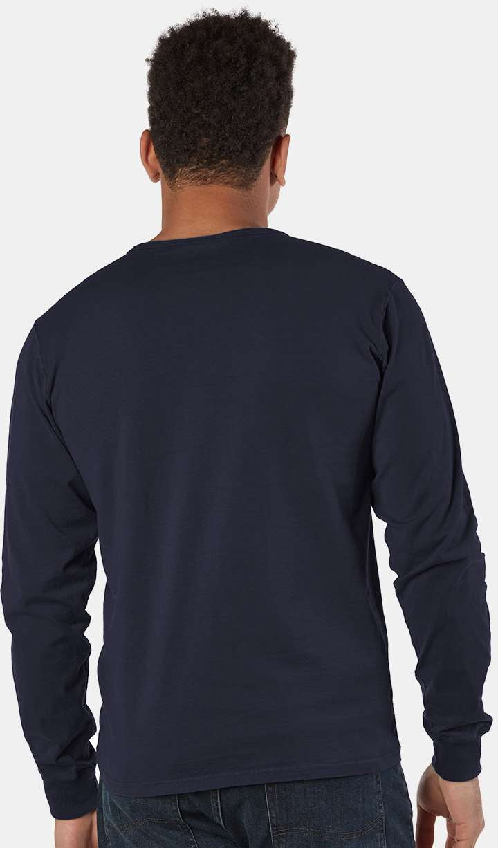 no-logo Champion Garment Dyed Long Sleeve T-Shirt-Men's T Shirts-Champion-Thread Logic