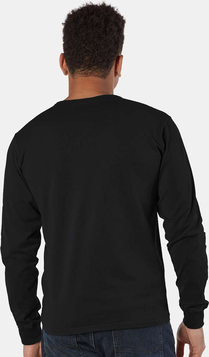 no-logo Champion Garment Dyed Long Sleeve T-Shirt-Men's T Shirts-Champion-Thread Logic