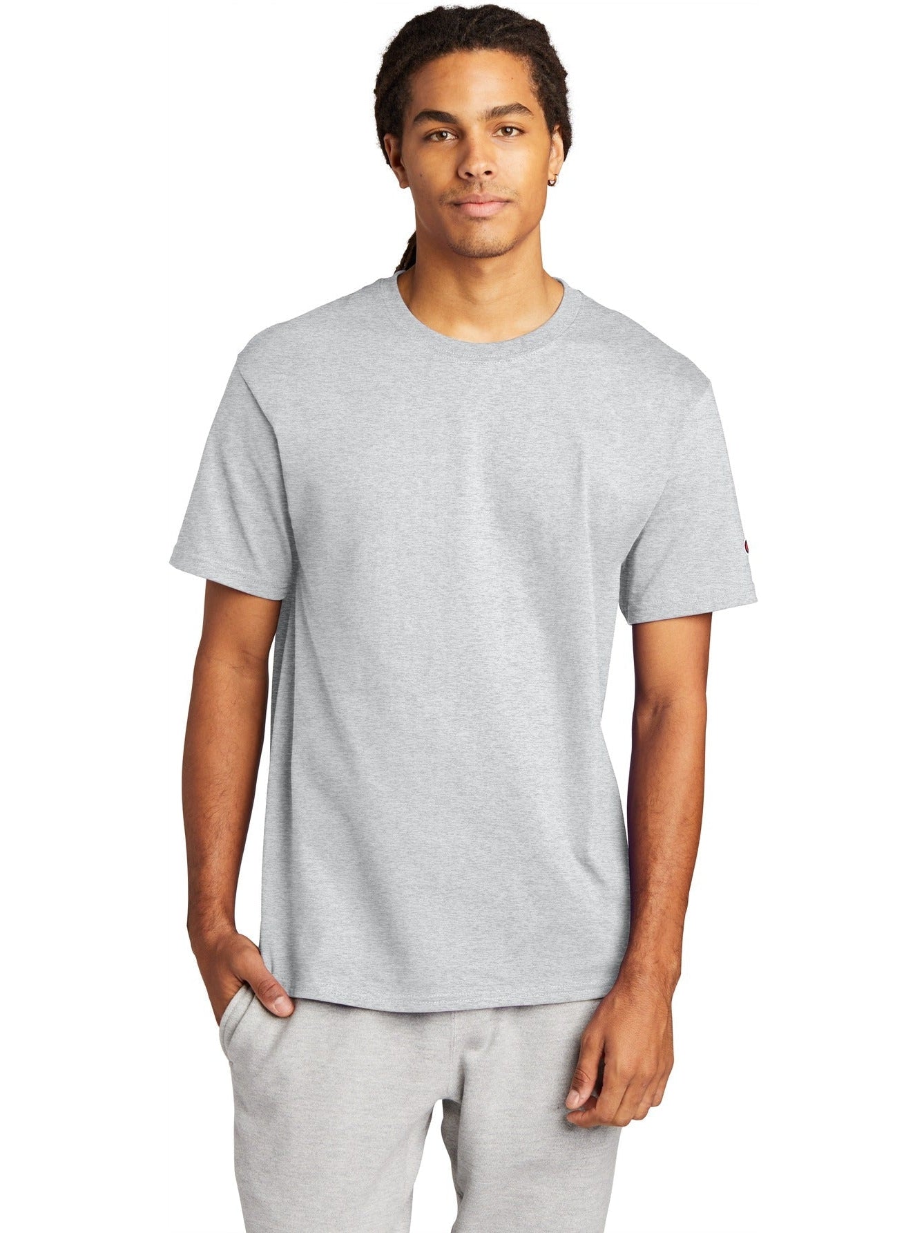 Champion T425 T-Shirt with Custom Embroidery