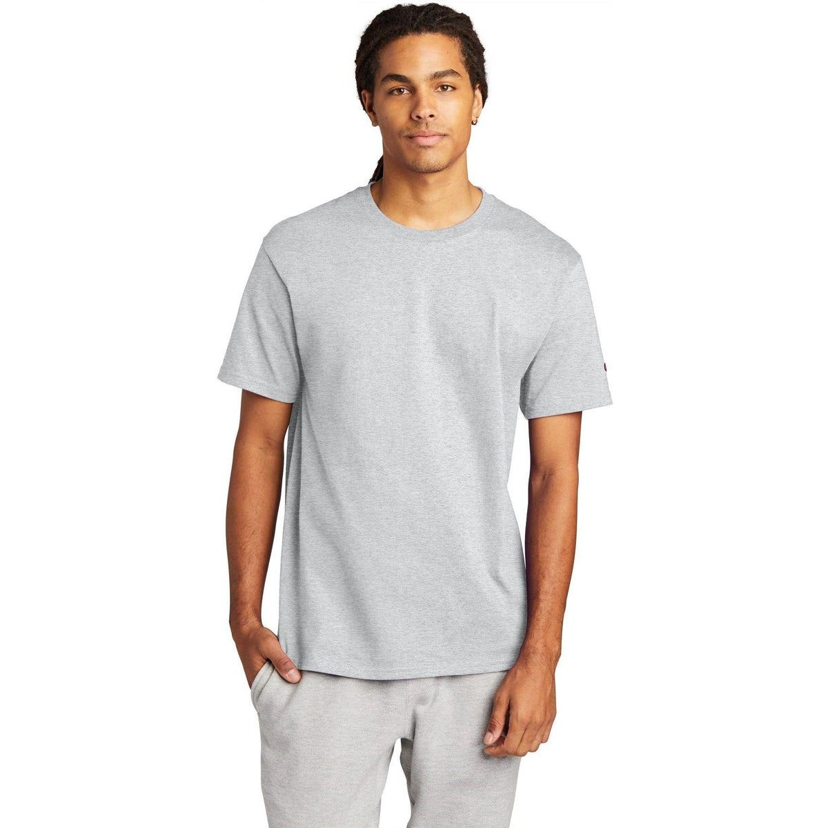 no-logo Champion Heritage 6-Oz. Jersey Tee-Polos-Champion-Thread Logic