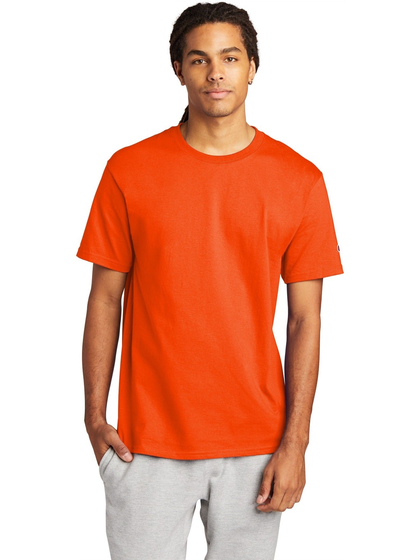 Champion T425 T-Shirt with Custom Embroidery