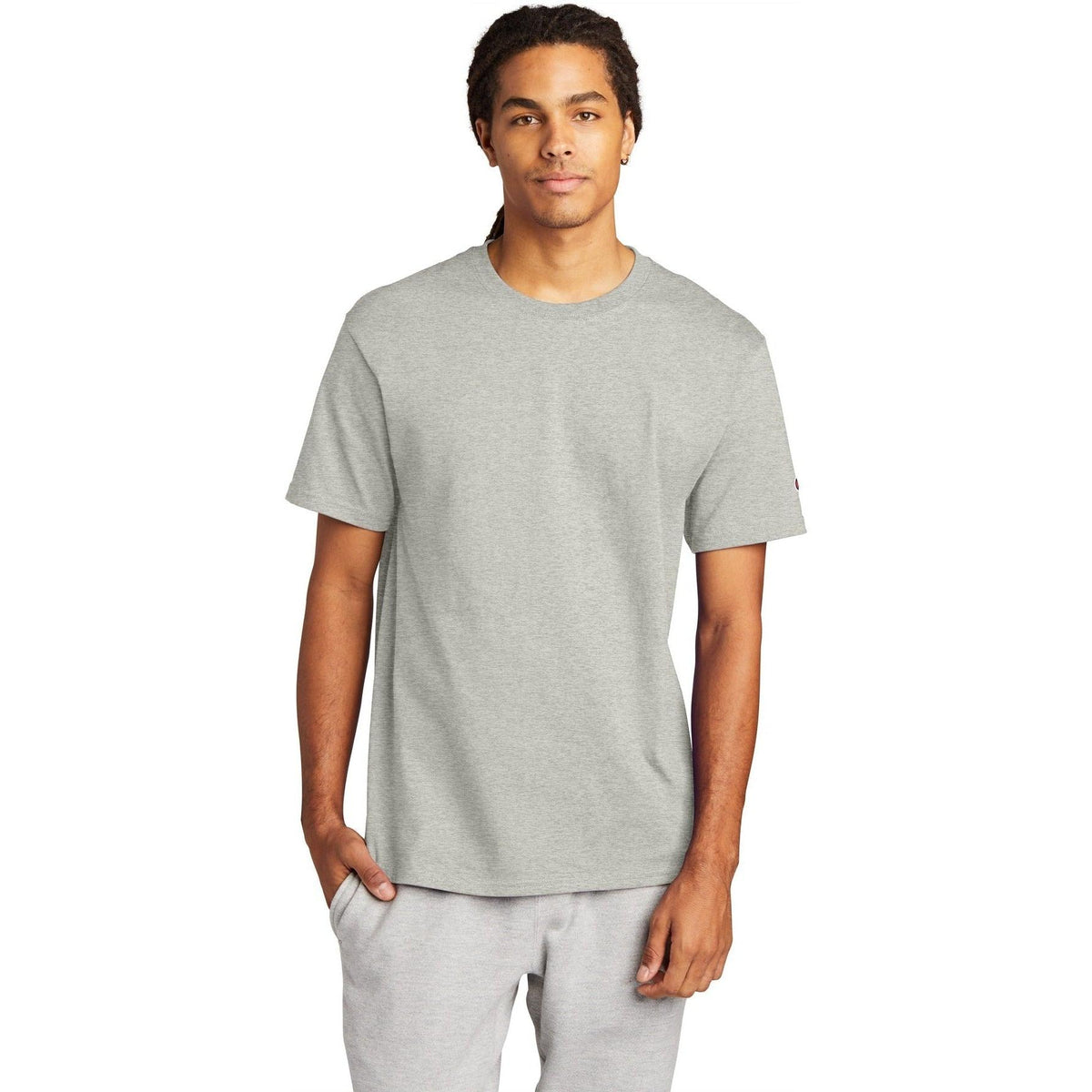 no-logo Champion Heritage 6-Oz. Jersey Tee-Polos-Champion-Thread Logic