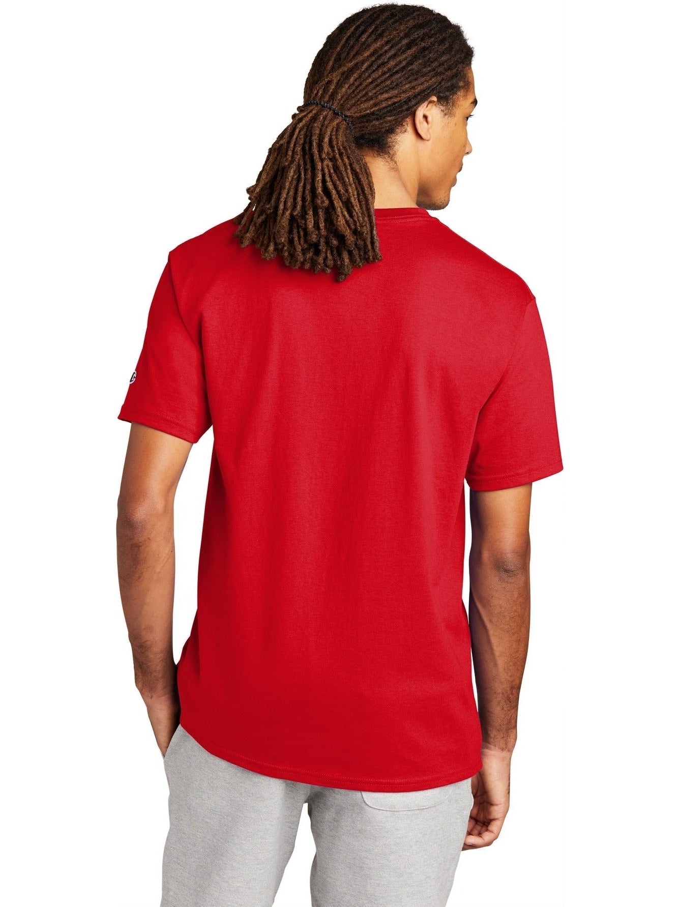 Champion T425 T-Shirt with Custom Embroidery