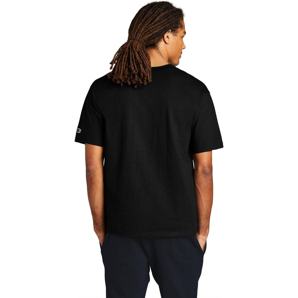 no-logo Champion Heritage 7-Oz. Jersey Tee-Polos-Champion-Thread Logic