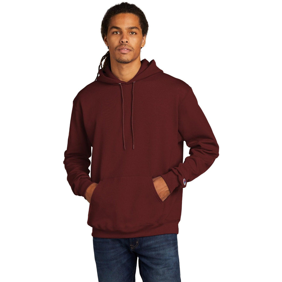 no-logo Champion Hooded Sweatshirt-Hoodies-Champion-Thread Logic