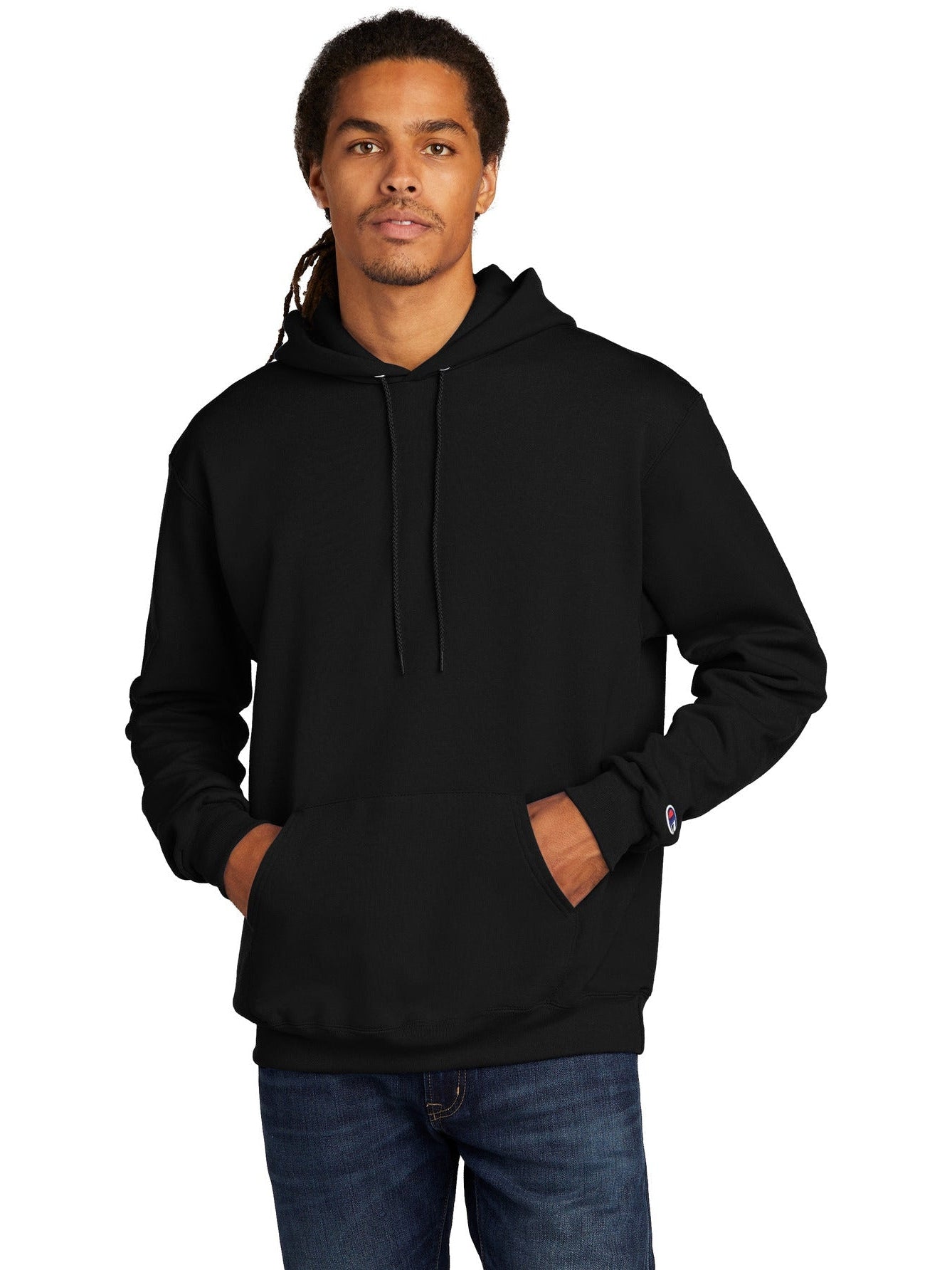 no-logo Champion Hooded Sweatshirt-Regular-Champion-Thread Logic