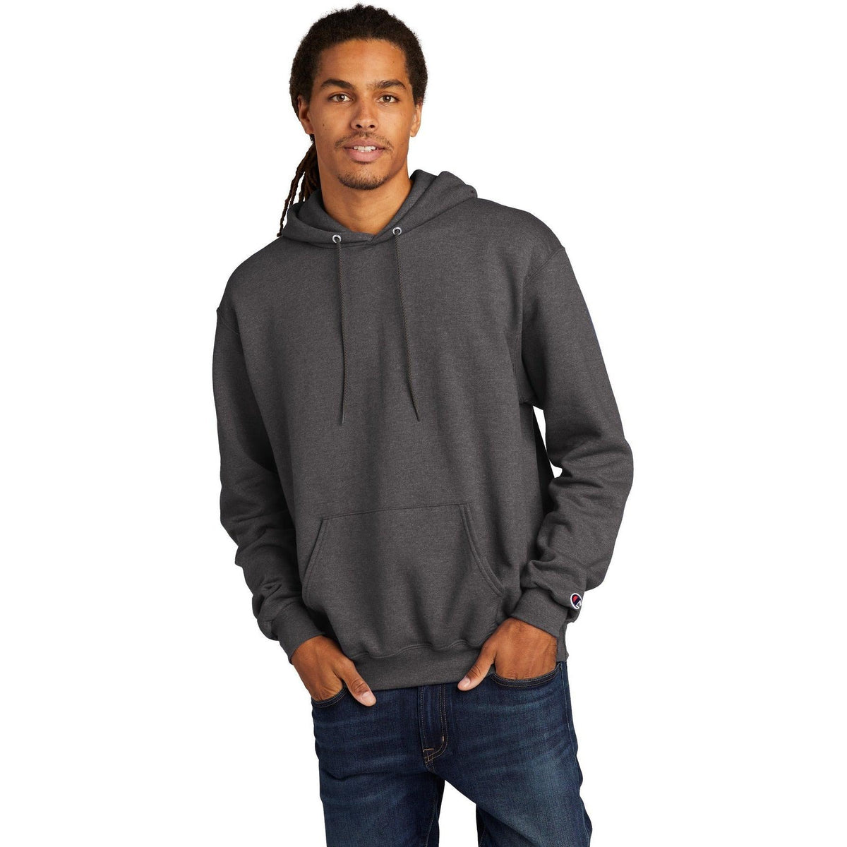 no-logo Champion Hooded Sweatshirt-Hoodies-Champion-Thread Logic