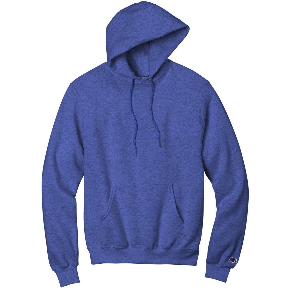 no-logo Champion Hooded Sweatshirt-Hoodies-Champion-Royal Blue Heather-S-Thread Logic