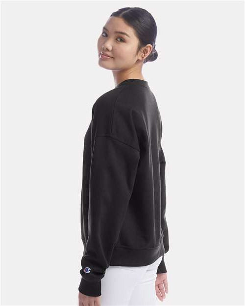 no-logo Champion Ladies Powerblend Crewneck Sweatshirt-Apparel-Champion-Thread Logic