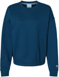 Champion Ladies Powerblend Crewneck Sweatshirt-Apparel-Champion-Late Night Blue-S-Thread Logic