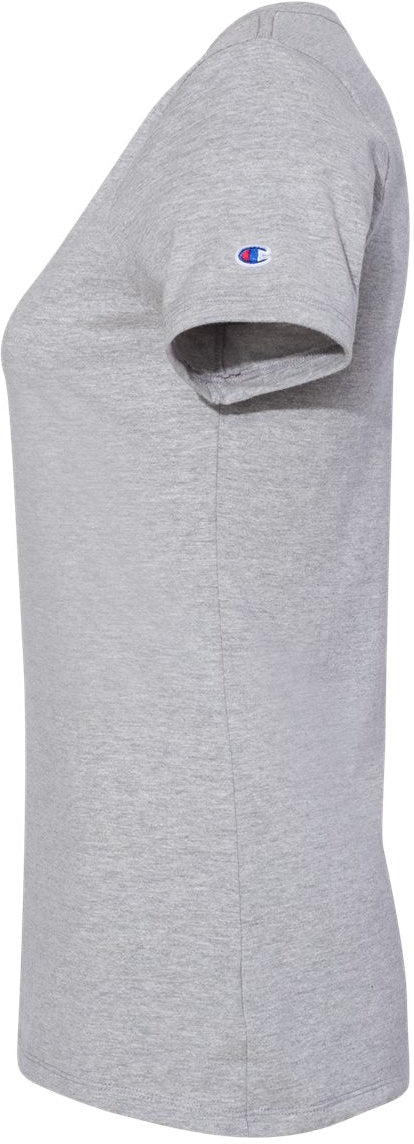 no-logo Champion Ladies Premium Fashion Classics Short Sleeve T-Shirt-T-Shirts-Champion-Thread Logic