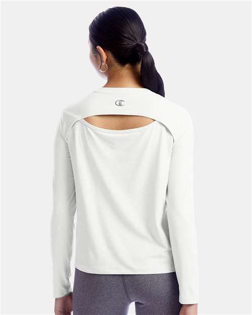 no-logo Champion Ladies Sport Soft Touch Long Sleeve T-Shirt-Apparel-Champion-Thread Logic