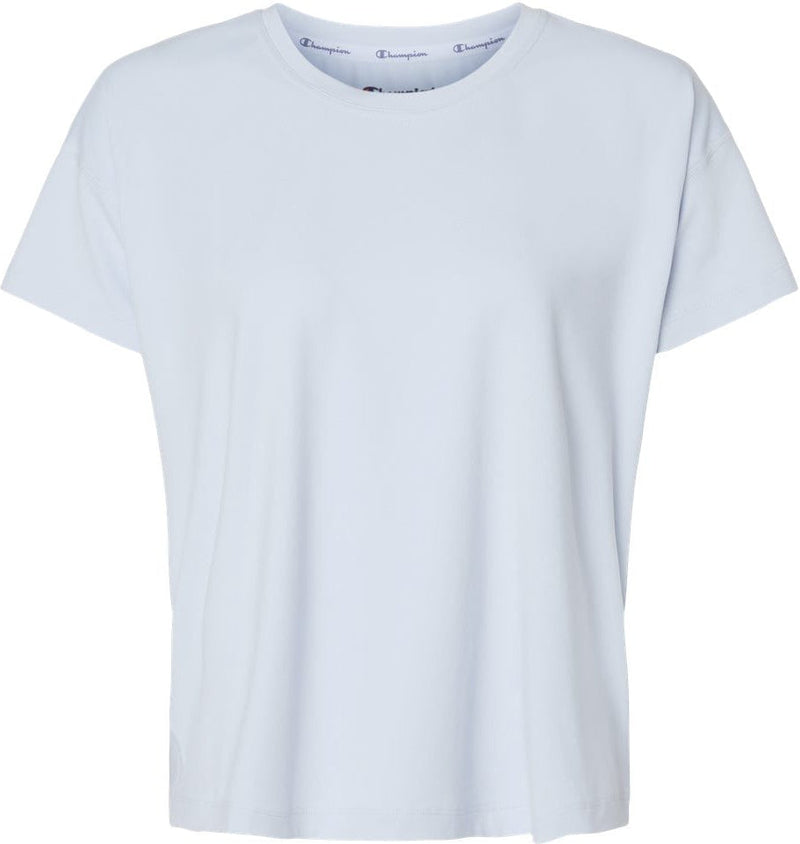 Champion Ladies Sport Soft Touch T-Shirt-Apparel-Champion-Collage Blue-S-Thread Logic